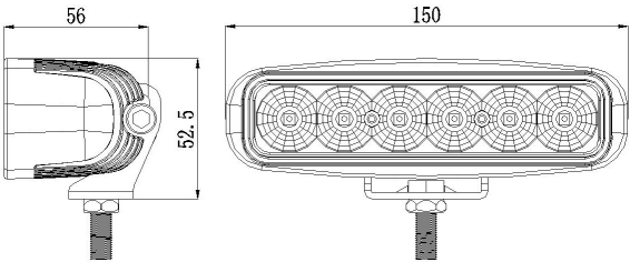REVON 30W / 2550LM LED-TYÖVALO