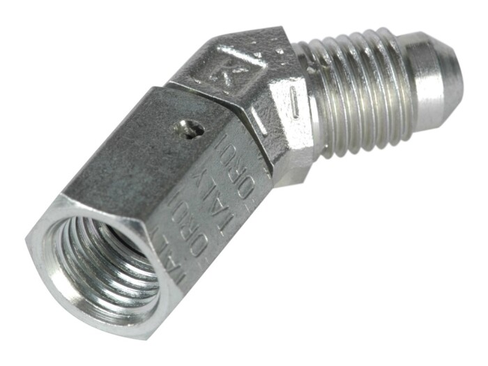 Kulmaliitin 45° sk-uk JIC