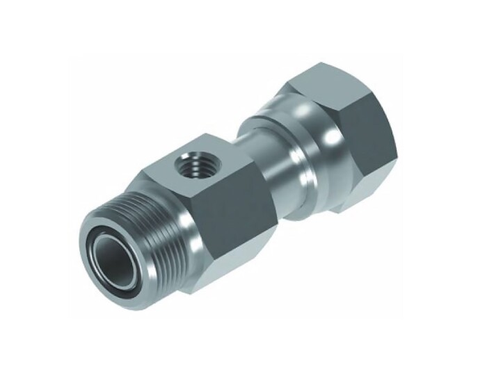 Jatkoliitin uk-sk 1/4" mittapiste ORFS