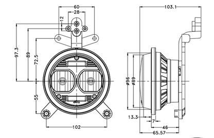 LED-AJOVALO JOHN DEERE R/M