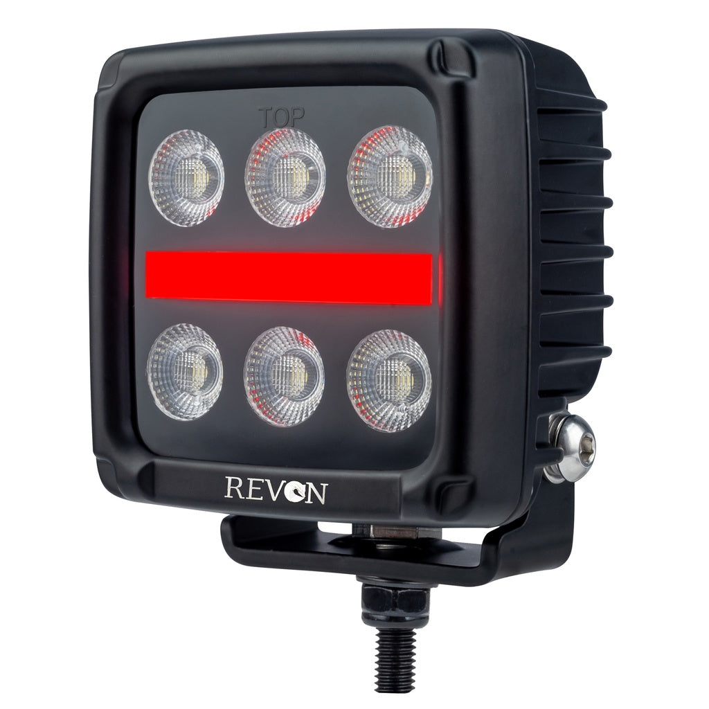 Revon 60W LED-työvalo huomiovalolla