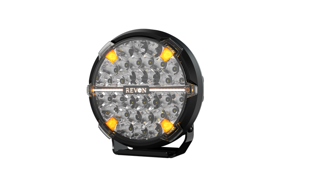 REVON LED-LISÄVALO 9” COMBO 160W PARKKI+VAROITUSVALO