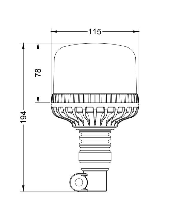REVON LED-MAJAKKA JOUSTOTAPPI ROTATION TA2