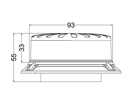 REVON LED-MAJAKKA MAGNEETTI MATALA