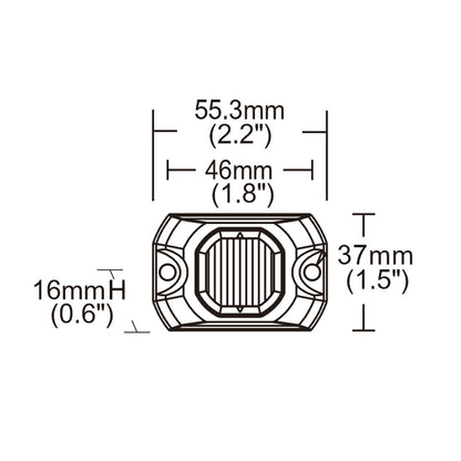 REVON LED-VAROITUSVALO 12W 9-30V