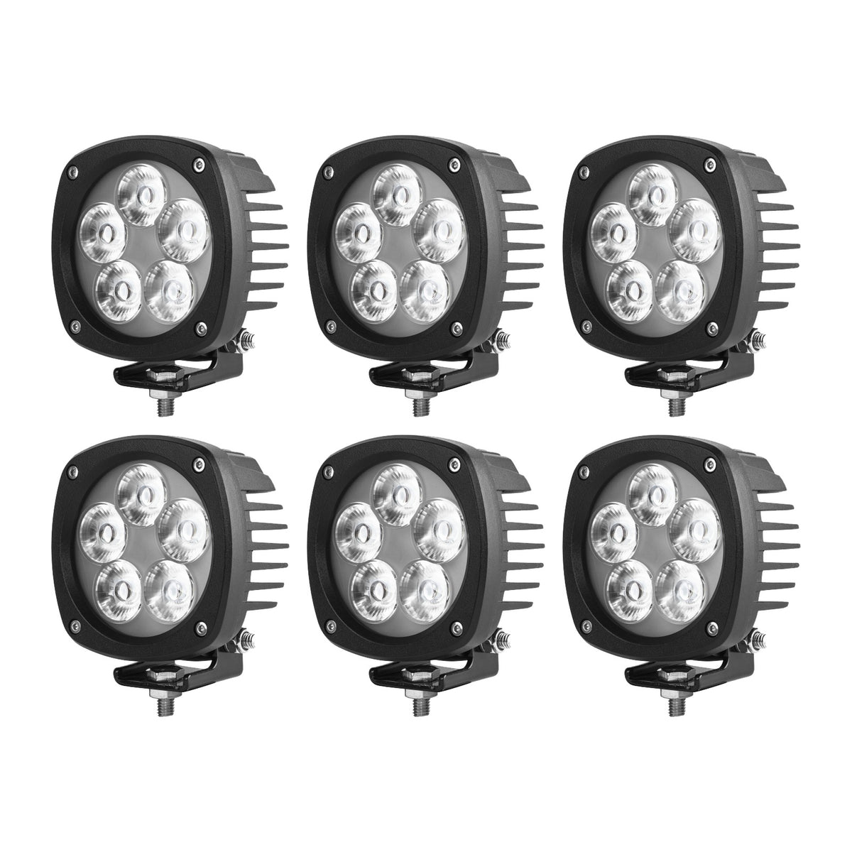 Revon 50W 4800lm LED-työvalo, 6 kpl paketti