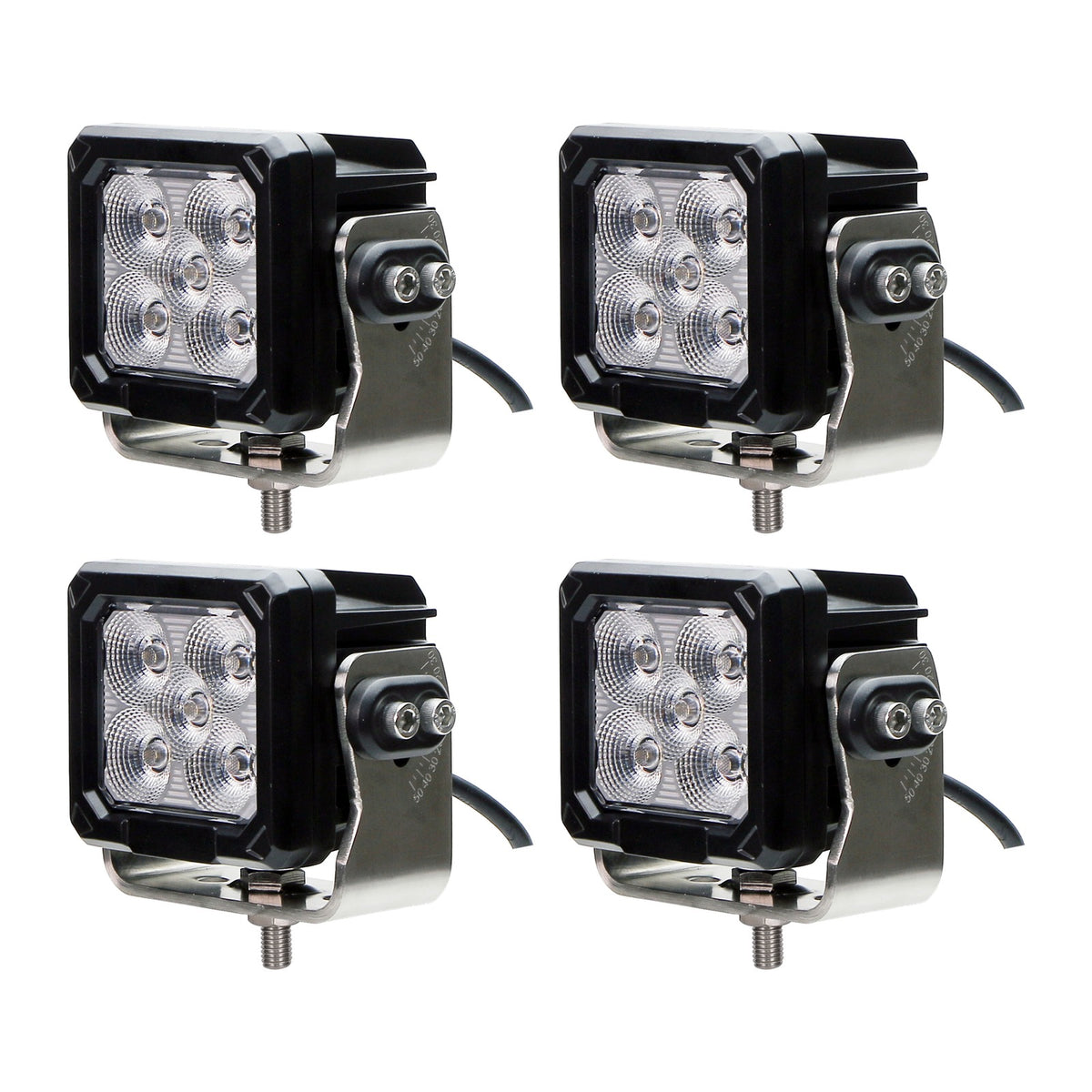 Revon 50W HD LED-työvalo, 4 kpl paketti