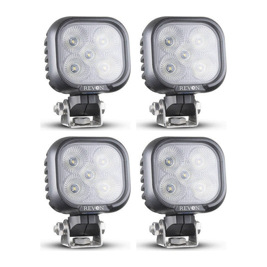 Revon 50W 6000K LED-työvalo, 4 kpl paketti