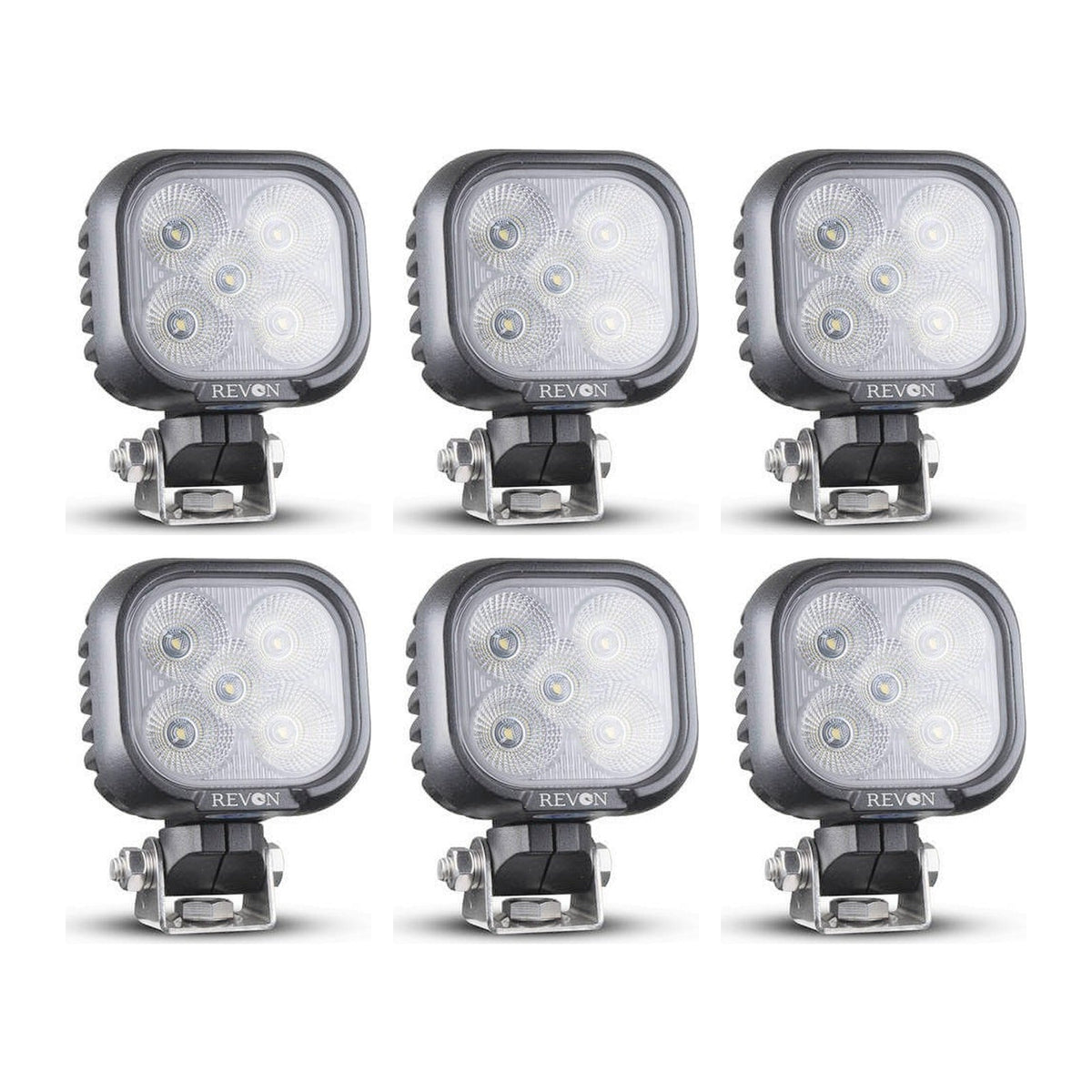 Revon 50W 6000K LED-työvalo, 6 kpl paketti