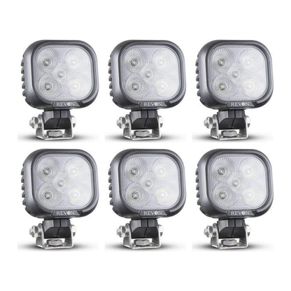 Revon 50W 6000K LED-työvalo, 6 kpl paketti