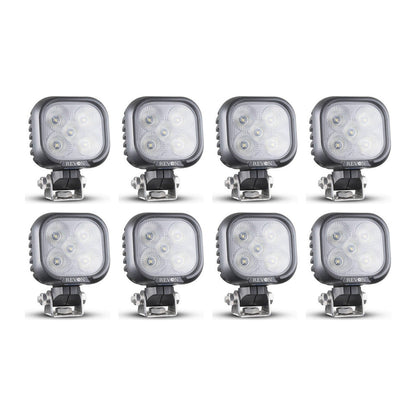 Revon 50W 6000K LED-työvalo, 8 kpl paketti